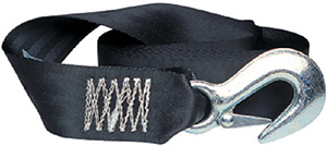 Tie Down Engineering Winch Strap With Heavy Duty Forged Latch Hook