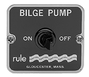 Rule 2-Way Bilge Panel Switch 12/24/32V