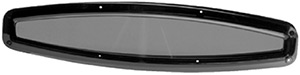 Beckson PF100 Newport Oval Flex-Port, Smoked Lens, Black Trim Ring